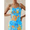 imagePRETTYGARDEN Womens Floral Bodycon Maxi Dress 2025 Summer Beach Sundress Sleeveless Spaghetti Strap Wedding Guest DressLight Blue Floral
