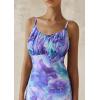 imagePRETTYGARDEN Womens Floral Bodycon Maxi Dress 2025 Summer Beach Sundress Sleeveless Spaghetti Strap Wedding Guest DressPurple Orchid