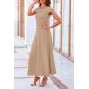 imagePRETTYGARDEN Two Piece Skirt Set for Women 2025 Summer Spring Dressy Casual Knit Travel Vacation Matching Lounge OutfitsKhaki