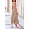 imagePRETTYGARDEN Two Piece Skirt Set for Women 2025 Summer Spring Dressy Casual Knit Travel Vacation Matching Lounge OutfitsKhaki
