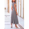 imagePRETTYGARDEN Two Piece Skirt Set for Women 2025 Summer Spring Dressy Casual Knit Travel Vacation Matching Lounge OutfitsLight Grey