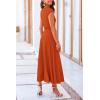 imagePRETTYGARDEN Two Piece Skirt Set for Women 2025 Summer Spring Dressy Casual Knit Travel Vacation Matching Lounge OutfitsOrange