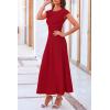 imagePRETTYGARDEN Two Piece Skirt Set for Women 2025 Summer Spring Dressy Casual Knit Travel Vacation Matching Lounge OutfitsRed