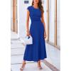imagePRETTYGARDEN Two Piece Skirt Set for Women 2025 Summer Spring Dressy Casual Knit Travel Vacation Matching Lounge OutfitsRoyal Blue