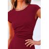 imagePRETTYGARDEN Two Piece Skirt Set for Women 2025 Summer Spring Dressy Casual Knit Travel Vacation Matching Lounge OutfitsWine Red