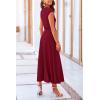 imagePRETTYGARDEN Two Piece Skirt Set for Women 2025 Summer Spring Dressy Casual Knit Travel Vacation Matching Lounge OutfitsWine Red