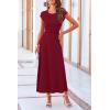 imagePRETTYGARDEN Two Piece Skirt Set for Women 2025 Summer Spring Dressy Casual Knit Travel Vacation Matching Lounge OutfitsWine Red