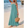 imagePRETTYGARDEN Womens 2025 Casual Long Summer Dresses Sleeveless Strappy Loose Flowy Beach Vacation Maxi Dress with PocketsBlue Green
