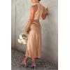 imagePRETTYGARDEN Womens 2025 Summer Satin Dress Elegant Sleeveless Mock Neck Cocktail Party Maxi DressesLight Khaki
