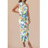 imagePRETTYGARDEN Womens 2025 Summer Satin Dress Elegant Sleeveless Mock Neck Cocktail Party Maxi DressesPrint Multicolored