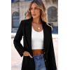 imagePRETTYGARDEN Womens Spring Fall Business Casual Blazers Long Sleeve Notch Lapel Trendy Work Office Blazer Jackets OuterwearBlack