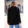 imagePRETTYGARDEN Womens Spring Fall Business Casual Blazers Long Sleeve Notch Lapel Trendy Work Office Blazer Jackets OuterwearBlack