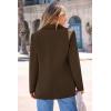 imagePRETTYGARDEN Womens Spring Fall Business Casual Blazers Long Sleeve Notch Lapel Trendy Work Office Blazer Jackets OuterwearCoffee