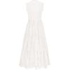imagePRETTYGARDEN Summer Dresses for Women 2025 Casual Eyelet Tank Top Sundress Sleeveless Wedding Guest Maxi Dress with PocketsWhite