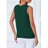 imagePRETTYGARDEN Sweater Vest Women 2025 Spring Summer Casual Lightweight Knit Sleeveless Button Down Tank Tops Trendy ClothesDark Green