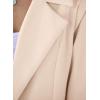 imagePRETTYGARDEN Womens 2025 Spring Fall Long Blazer Jackets Long Sleeve Lapel Pockets Loose Fit Work Casual Blazers OuterwearBeige