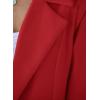 imagePRETTYGARDEN Womens 2025 Spring Fall Long Blazer Jackets Long Sleeve Lapel Pockets Loose Fit Work Casual Blazers OuterwearRed