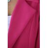 imagePRETTYGARDEN Womens 2025 Spring Fall Long Blazer Jackets Long Sleeve Lapel Pockets Loose Fit Work Casual Blazers OuterwearRose Red
