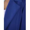 imagePRETTYGARDEN Womens 2025 Spring Fall Long Blazer Jackets Long Sleeve Lapel Pockets Loose Fit Work Casual Blazers OuterwearRoyal Blue