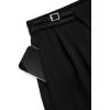 imagePRETTYGARDEN Womens Wide Leg Pants Dressy High Waisted Business Casual Work Office Suit Palazzo Pant TrousersBlack
