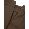 imagePRETTYGARDEN Womens Wide Leg Pants Dressy High Waisted Business Casual Work Office Suit Palazzo Pant TrousersCoffee