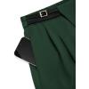 imagePRETTYGARDEN Womens Wide Leg Pants Dressy High Waisted Business Casual Work Office Suit Palazzo Pant TrousersDark Green