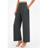 imagePRETTYGARDEN Womens Wide Leg Pants Dressy High Waisted Business Casual Work Office Suit Palazzo Pant TrousersDark Grey