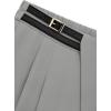 imagePRETTYGARDEN Womens Wide Leg Pants Dressy High Waisted Business Casual Work Office Suit Palazzo Pant TrousersGrey