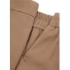 imagePRETTYGARDEN Womens Wide Leg Pants Dressy High Waisted Business Casual Work Office Suit Palazzo Pant TrousersKhaki
