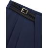 imagePRETTYGARDEN Womens Wide Leg Pants Dressy High Waisted Business Casual Work Office Suit Palazzo Pant TrousersNavy
