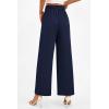 imagePRETTYGARDEN Womens Wide Leg Pants Dressy High Waisted Business Casual Work Office Suit Palazzo Pant TrousersNavy