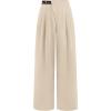 imagePRETTYGARDEN Womens Wide Leg Pants Dressy High Waisted Business Casual Work Office Suit Palazzo Pant TrousersBeige