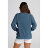 imagePRETTYGARDEN Womens 2025 Spring Fall Fashion Full Zip Up Sweatshirt Long Sleeve Loose Fit Trendy Casual Jacket with PocketsDark Blue