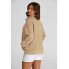 imagePRETTYGARDEN Womens 2025 Spring Fall Fashion Full Zip Up Sweatshirt Long Sleeve Loose Fit Trendy Casual Jacket with PocketsKhaki