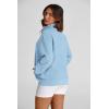imagePRETTYGARDEN Womens 2025 Spring Fall Fashion Full Zip Up Sweatshirt Long Sleeve Loose Fit Trendy Casual Jacket with PocketsLight Blue