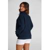 imagePRETTYGARDEN Womens 2025 Spring Fall Fashion Full Zip Up Sweatshirt Long Sleeve Loose Fit Trendy Casual Jacket with PocketsNavy