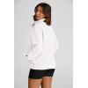 imagePRETTYGARDEN Womens 2025 Spring Fall Fashion Full Zip Up Sweatshirt Long Sleeve Loose Fit Trendy Casual Jacket with PocketsWhite