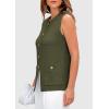 imagePRETTYGARDEN Womens 2025 Summer Sweater Vest Sleeveless Knit Cardigan Button Down Tank Tops Trendy Business Casual OutfitsGreen