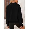 imagePRETTYGARDEN Womens Fall Fashion Half Zip Sweatshirts Long Sleeve Collared Cropped Pullover Tops Trendy Y2K ClothesBlack