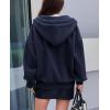 imagePRETTYGARDEN Womens 2025 Fall Oversized Hoodies Sweatshirt Long Sleeve Zip Up Pockets Loose Fit Y2K Winter Jackets CoatNavy