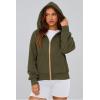 imagePRETTYGARDEN Womens Zip Up Hoodie Sweatshirt Y2K Fall Fashion Clothes Long Sleeve Loose Fit Pockets Casual Trendy JacketArmy Green
