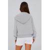 imagePRETTYGARDEN Womens Zip Up Hoodie Sweatshirt Y2K Fall Fashion Clothes Long Sleeve Loose Fit Pockets Casual Trendy JacketGrey