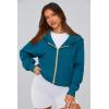 imagePRETTYGARDEN Womens Zip Up Hoodie Sweatshirt Y2K Fall Fashion Clothes Long Sleeve Loose Fit Pockets Casual Trendy JacketLake Blue