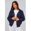 imagePRETTYGARDEN Womens Zip Up Hoodie Sweatshirt Y2K Fall Fashion Clothes Long Sleeve Loose Fit Pockets Casual Trendy JacketNavy