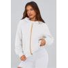 imagePRETTYGARDEN Womens Zip Up Hoodie Sweatshirt Y2K Fall Fashion Clothes Long Sleeve Loose Fit Pockets Casual Trendy JacketWhite
