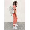 imagePRETTYGARDEN Women Summer Two Piece Outfits Striped Short Sleeve Pullover and Long Pants Tracksuit Travel Pajama Lounge SetShrimp Pink
