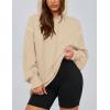 imagePRETTYGARDEN Womens Oversized Hoodie 2025 Spring Sweatshirt Long Sleeve Loose Trendy Outfits Casual Cute Pullover TopsBeige