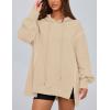 imagePRETTYGARDEN Womens Oversized Hoodie 2025 Spring Sweatshirt Long Sleeve Loose Trendy Outfits Casual Cute Pullover TopsBeige