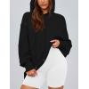 imagePRETTYGARDEN Womens Oversized Hoodie 2025 Spring Sweatshirt Long Sleeve Loose Trendy Outfits Casual Cute Pullover TopsBlack