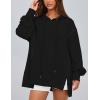 imagePRETTYGARDEN Womens Oversized Hoodie 2025 Spring Sweatshirt Long Sleeve Loose Trendy Outfits Casual Cute Pullover TopsBlack